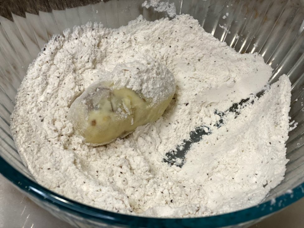 Potato Croquettes rolled in seasoned flour