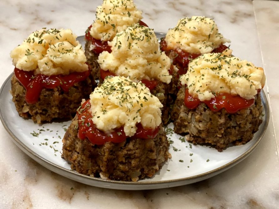 meatloaf cupcakes with mashed potatoes coogan's kitchen