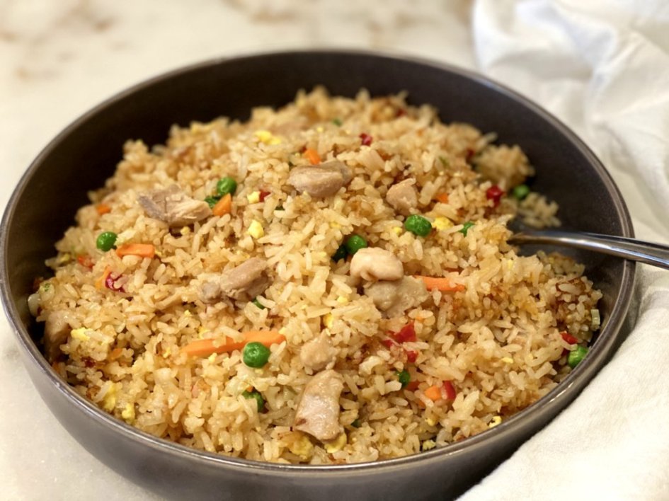 Homemade Takeout Chicken Fried Rice (Easy Recipe)