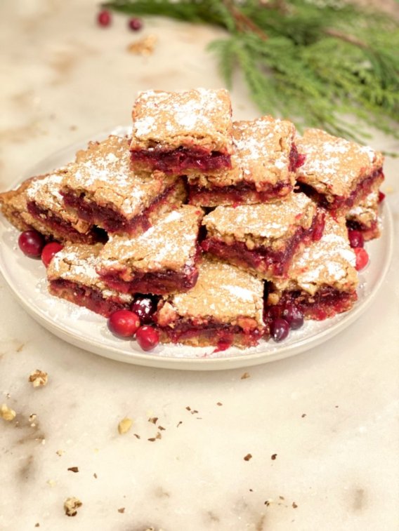 Cranberry Walnut Bars – Easy Recipe