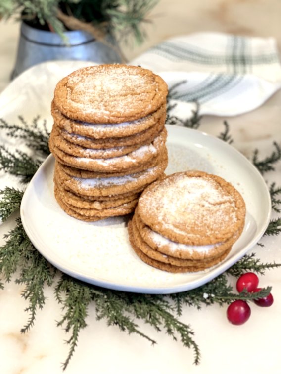 Sugar and Spice Molasses Cookies, an old fashioned easy cookie recipe.